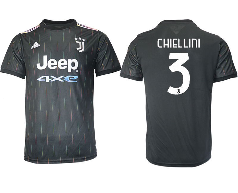 Cheap Men 2021-2022 Club Juventus away aaa version black 3 Soccer Jersey